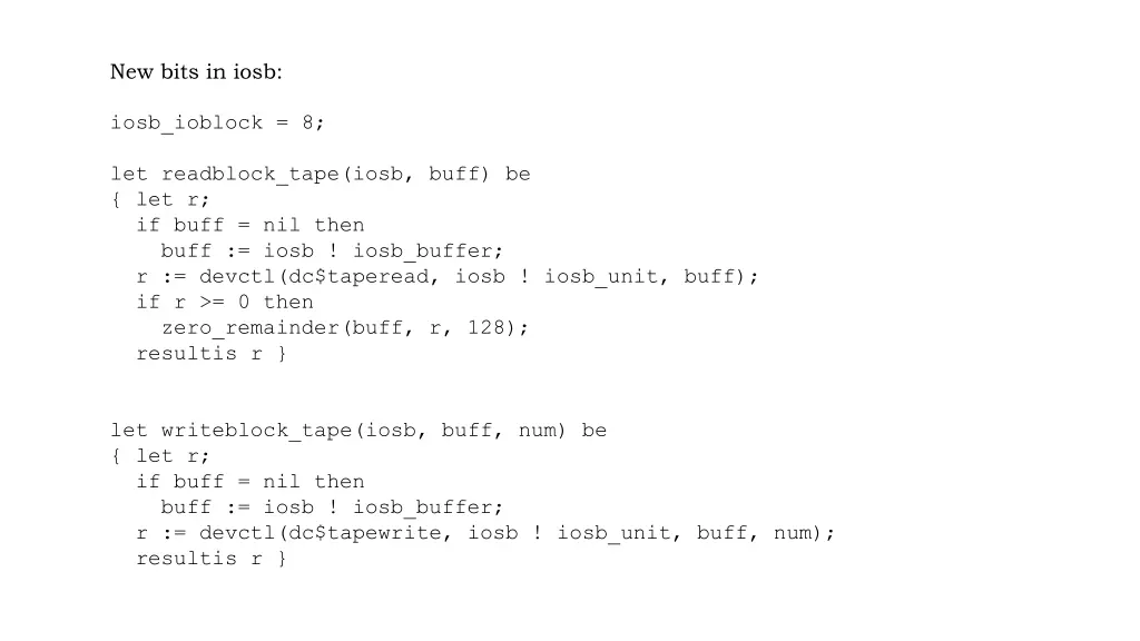 new bits in iosb