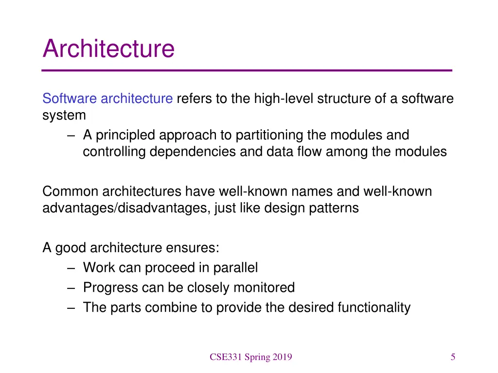architecture