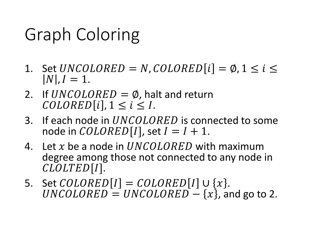 graph coloring 1