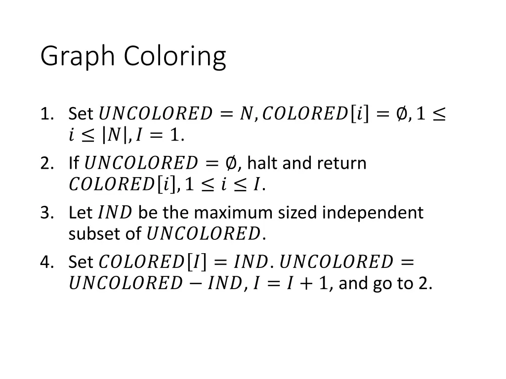 graph coloring 5
