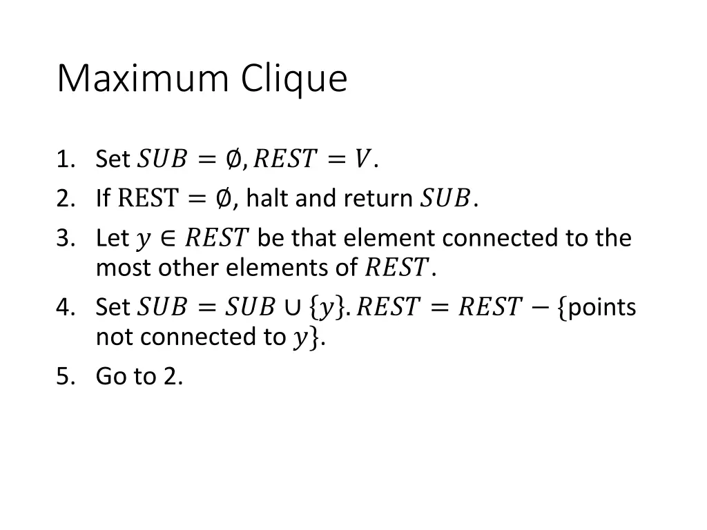 maximum clique 2
