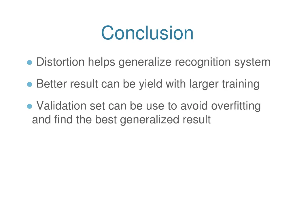 conclusion