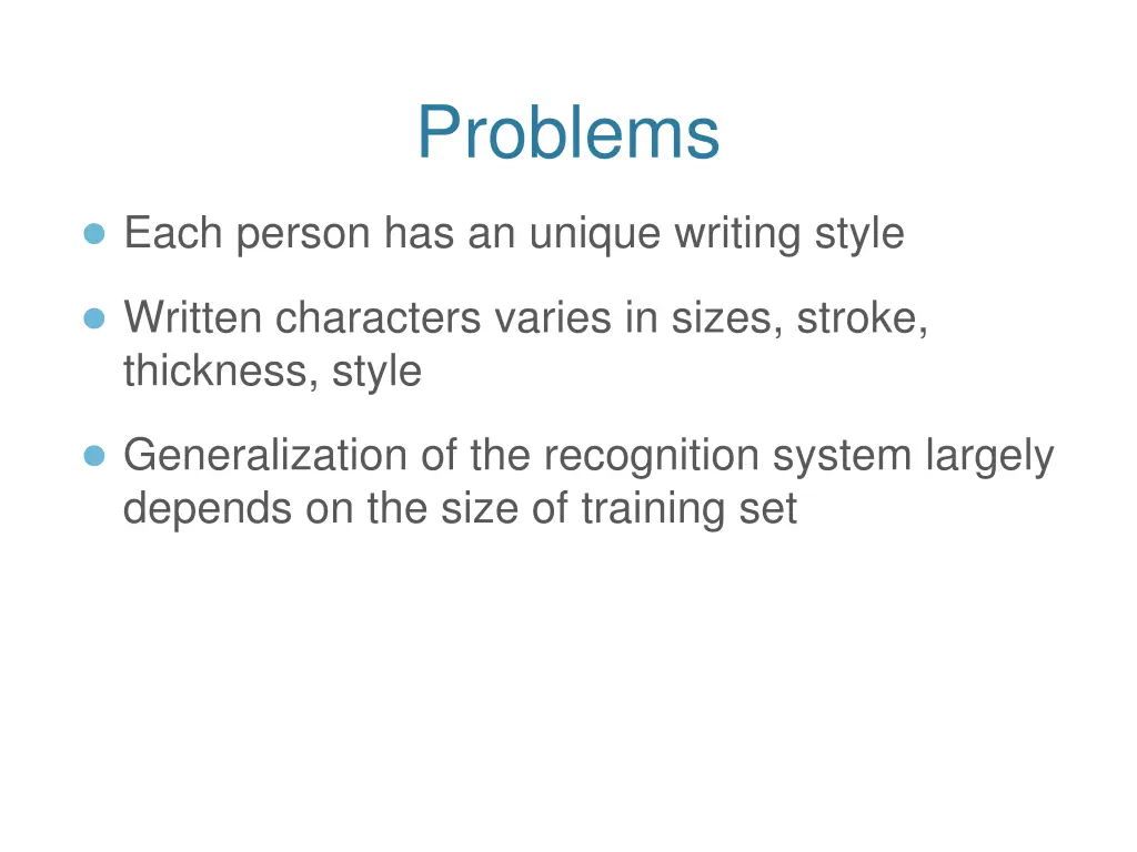 problems