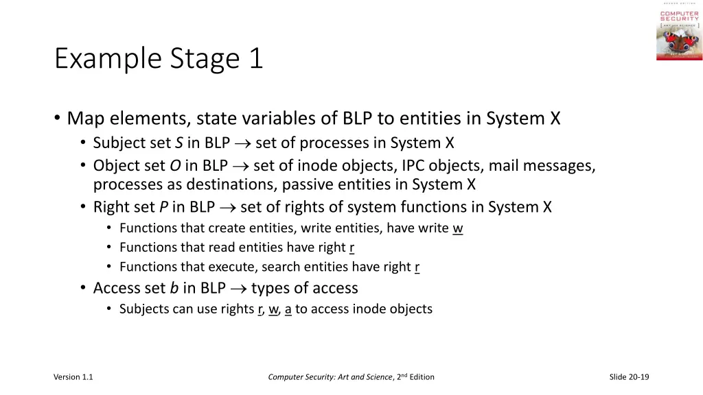 example stage 1