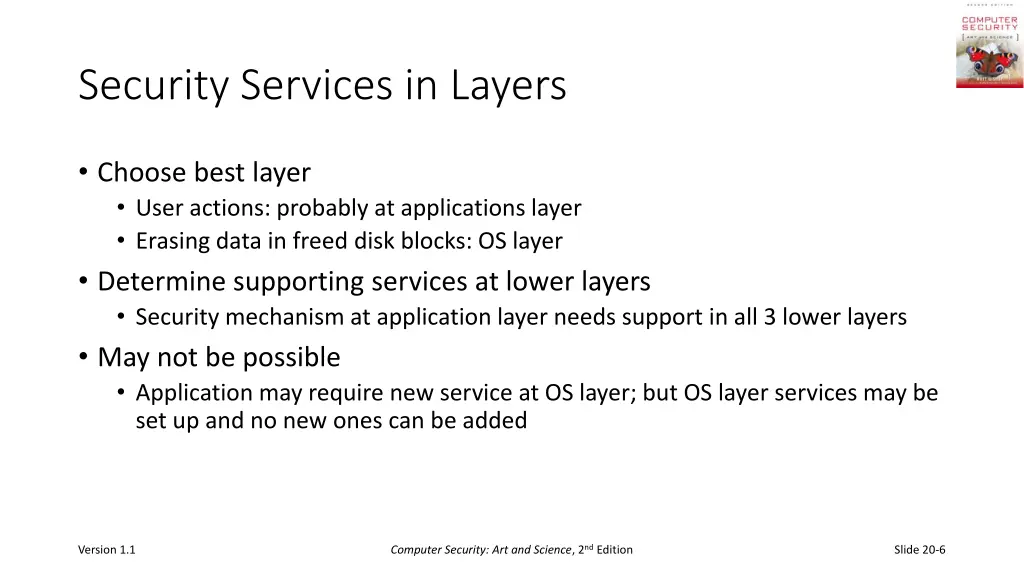 security services in layers