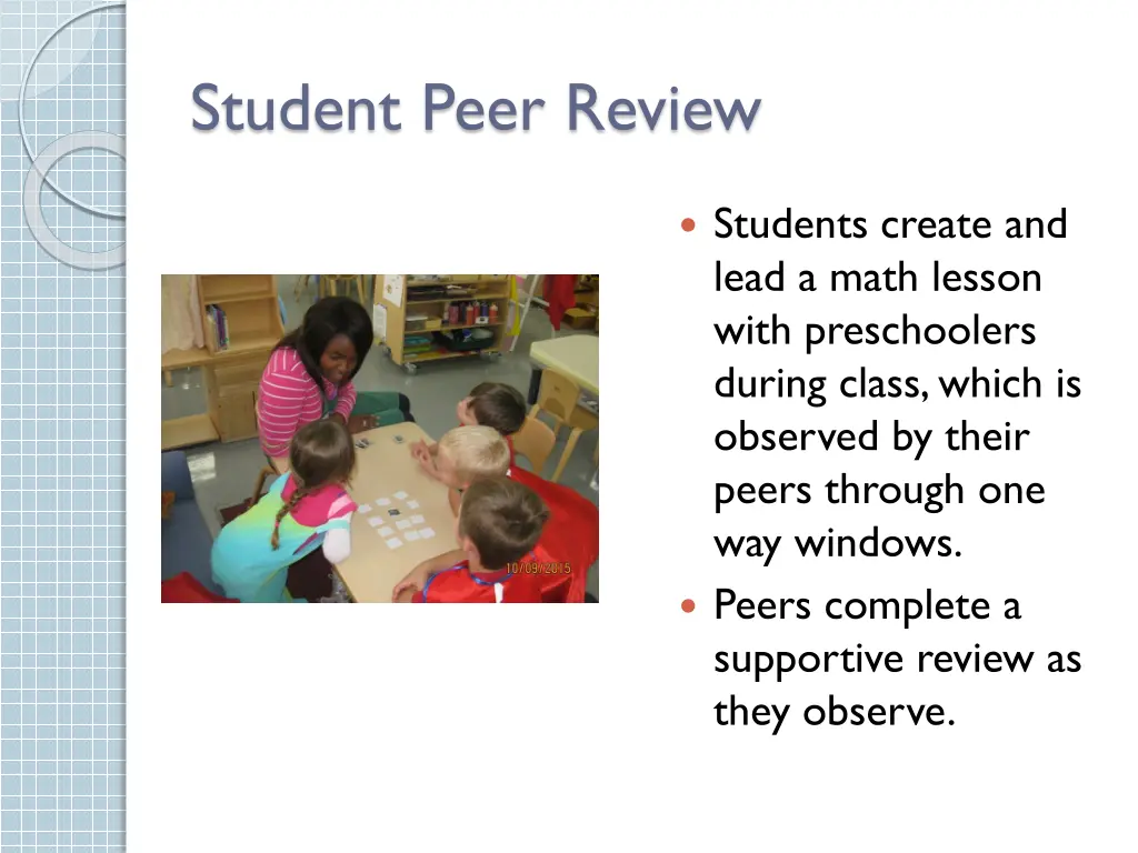 student peer review