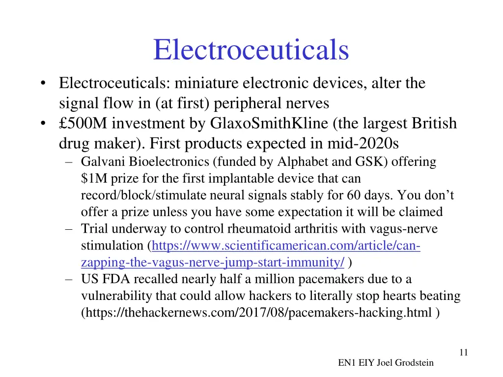 electroceuticals