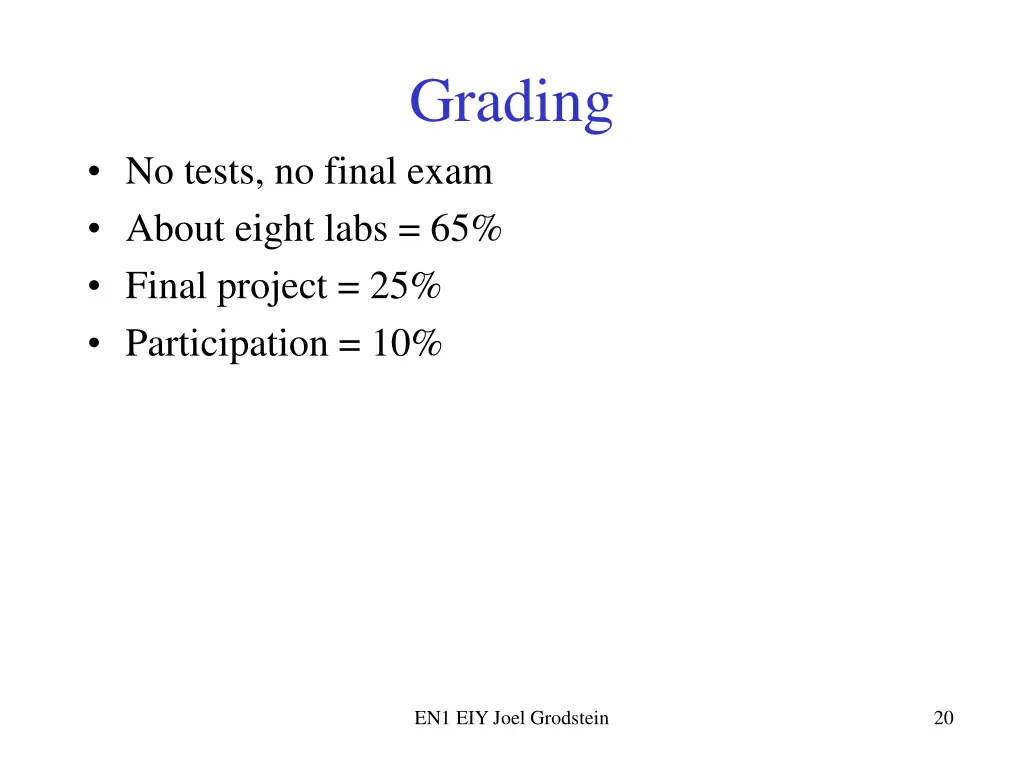 grading