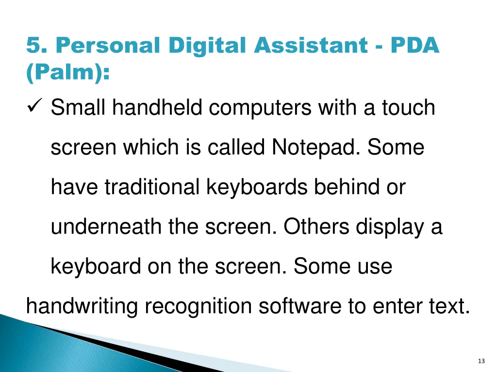 5 personal digital assistant pda palm small