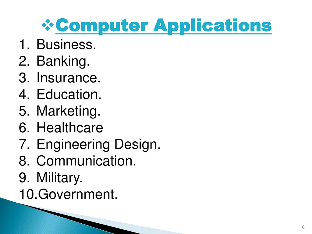 computer applications computer applications