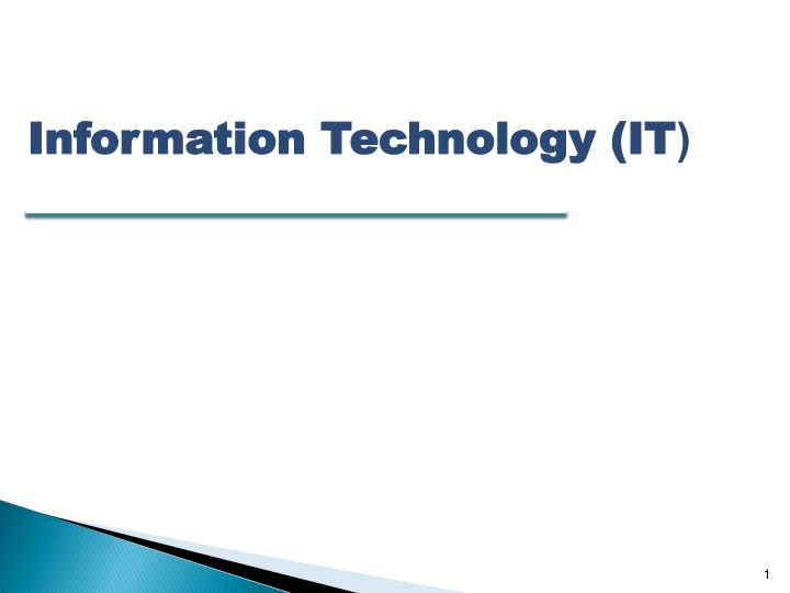 information technology it information technology