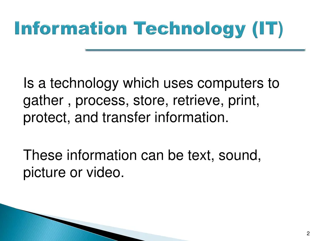 is a technology which uses computers to gather