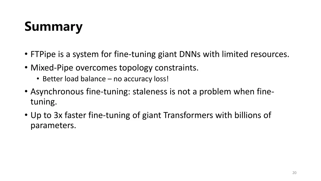 summary