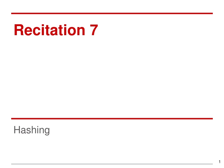 recitation 7