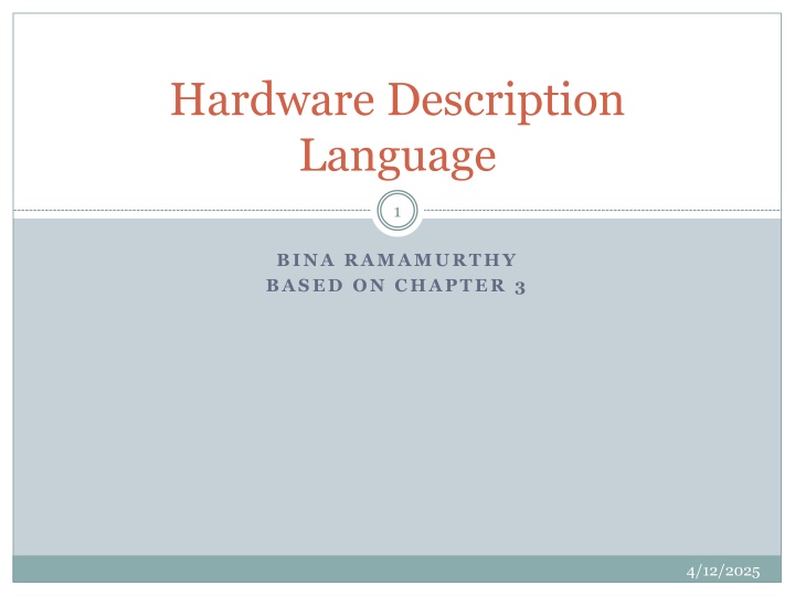 hardware description language