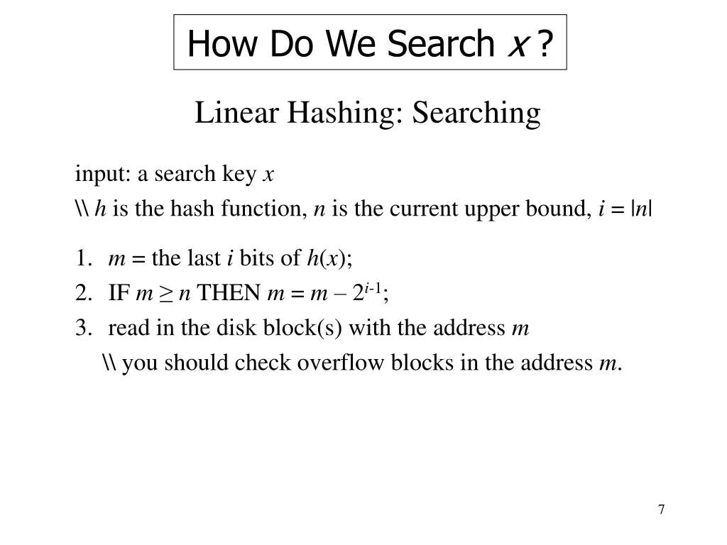 how do we search x