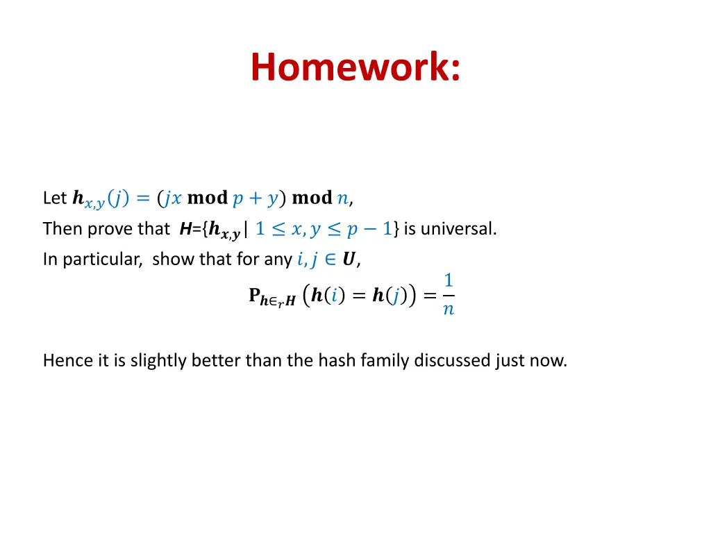 homework