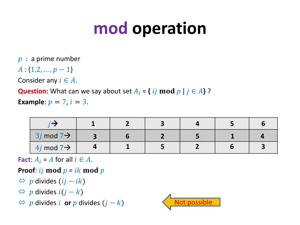 mod operation 2