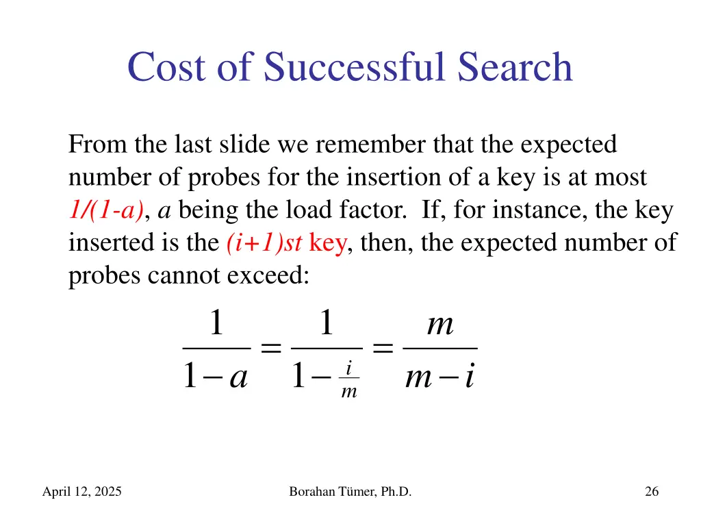 cost of successful search
