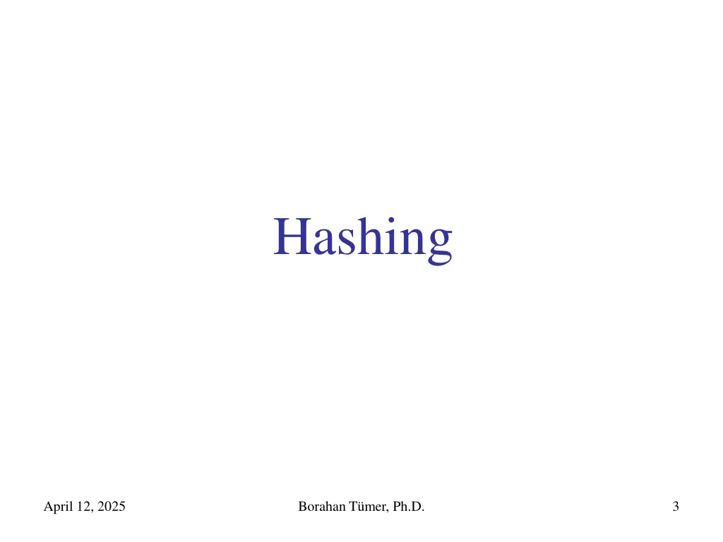 hashing
