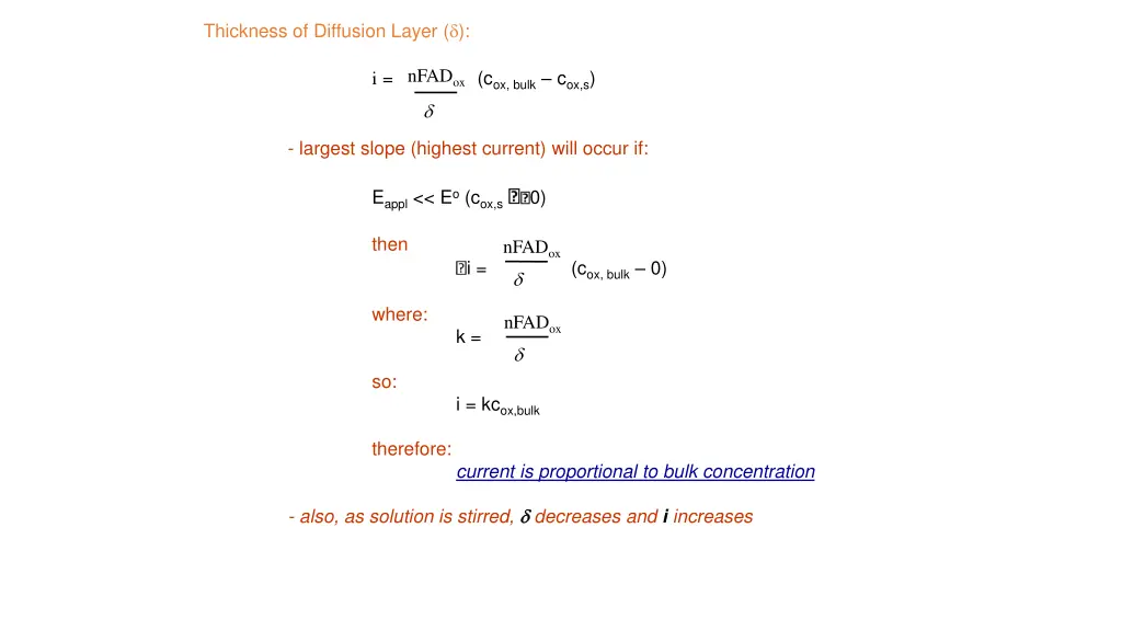 thickness of diffusion layer