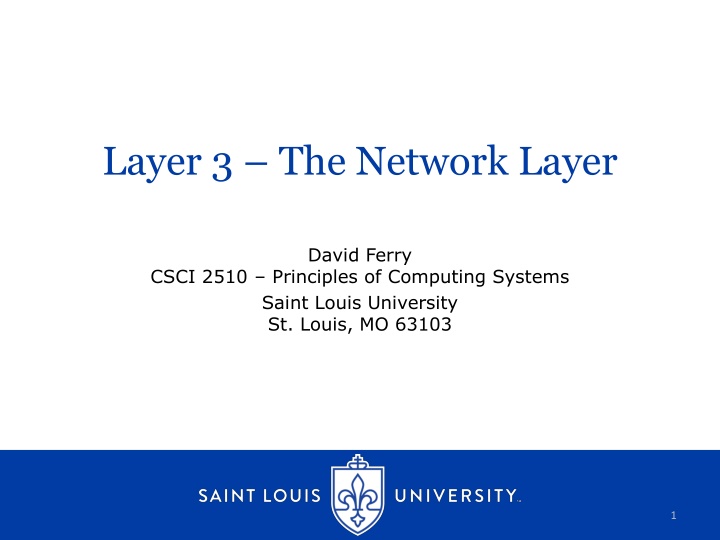 layer 3 the network layer