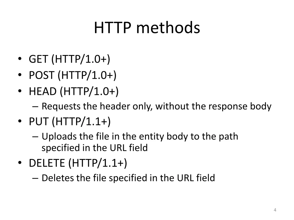 http methods