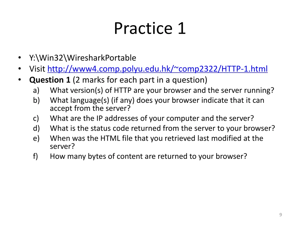 practice 1