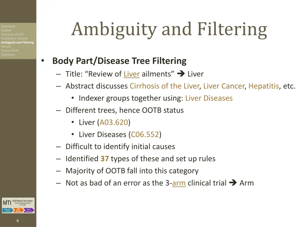 ambiguity and filtering 1