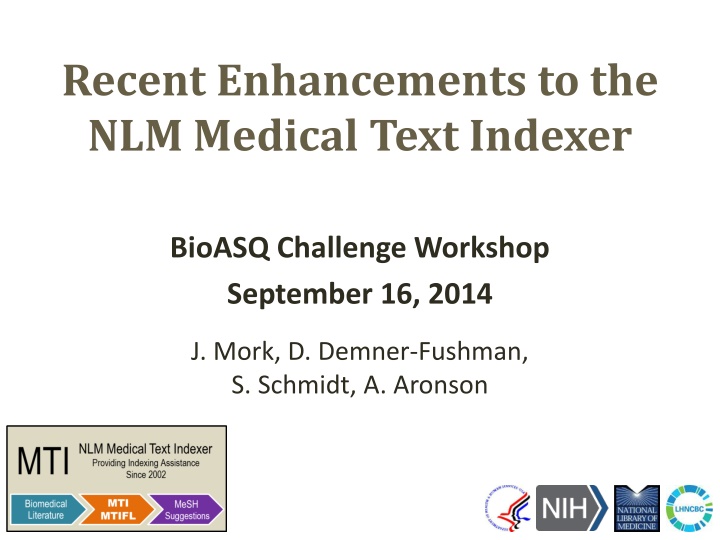 recent enhancements to the nlm medical text