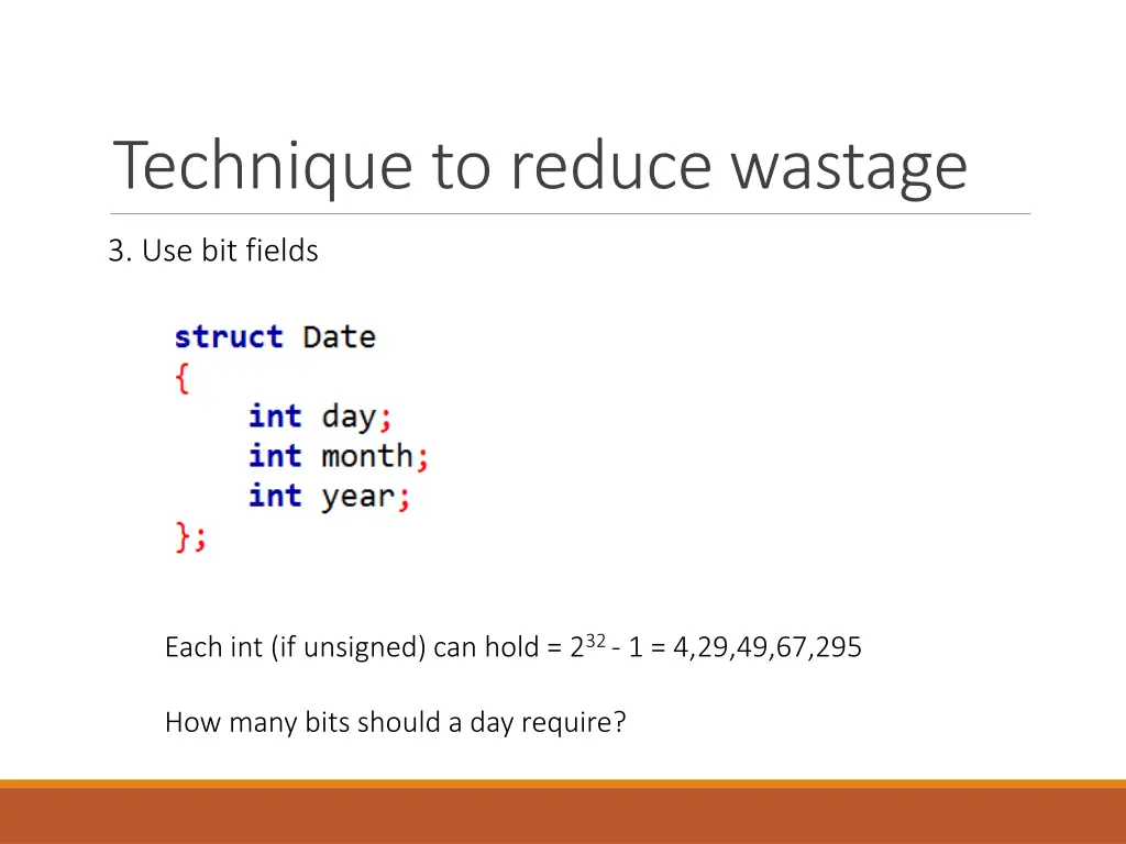 technique to reduce wastage 4