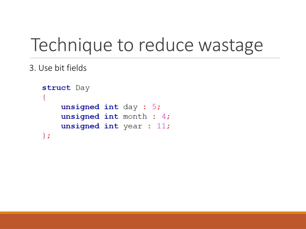 technique to reduce wastage 5