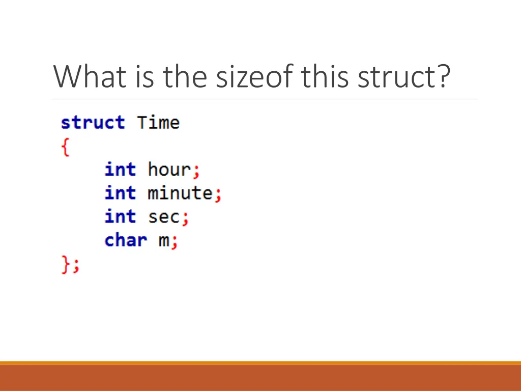 what is the sizeof this struct