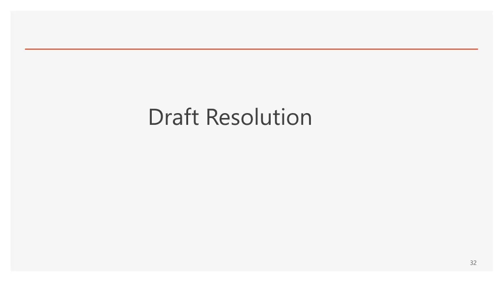 draft resolution