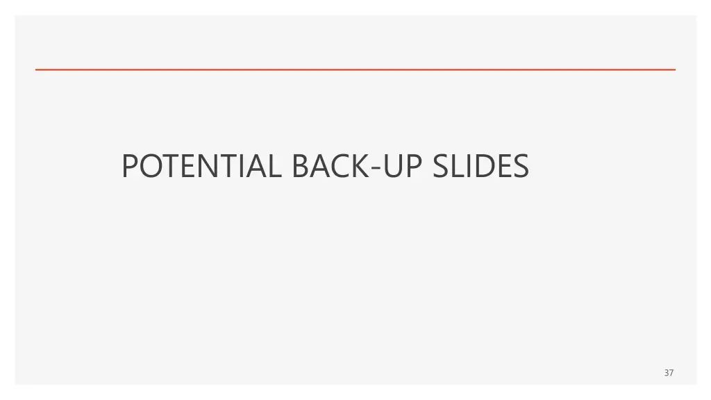 potential back up slides