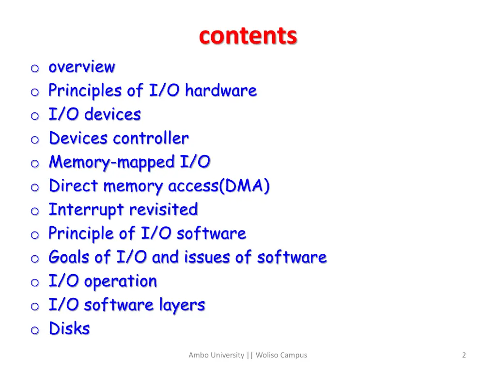 contents