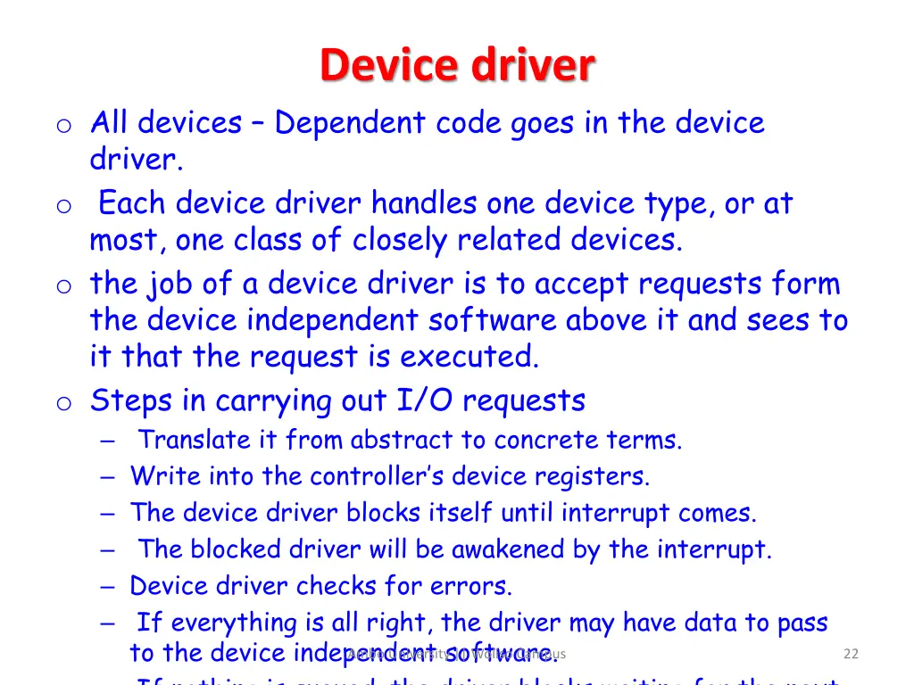 device driver