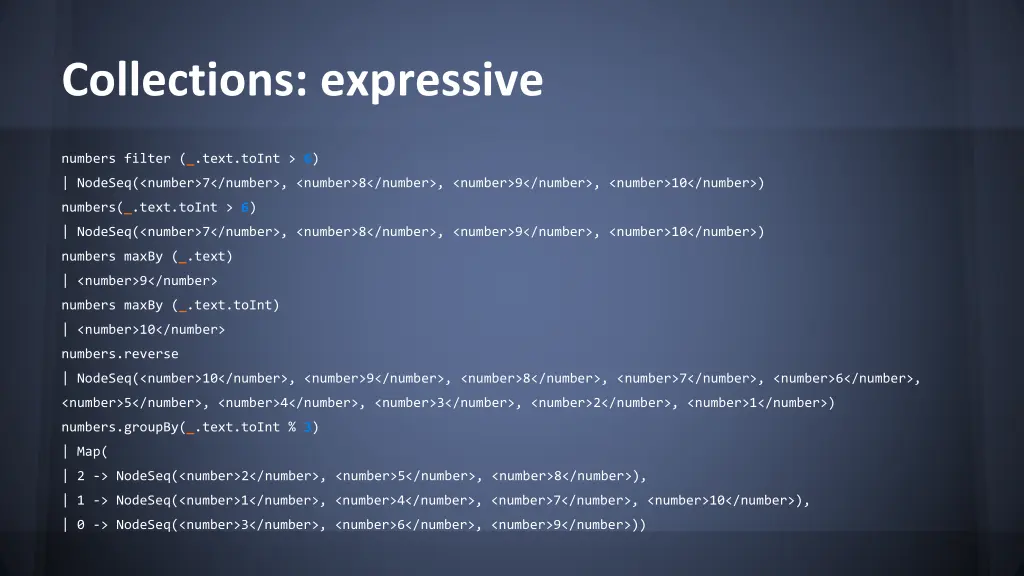 collections expressive 1