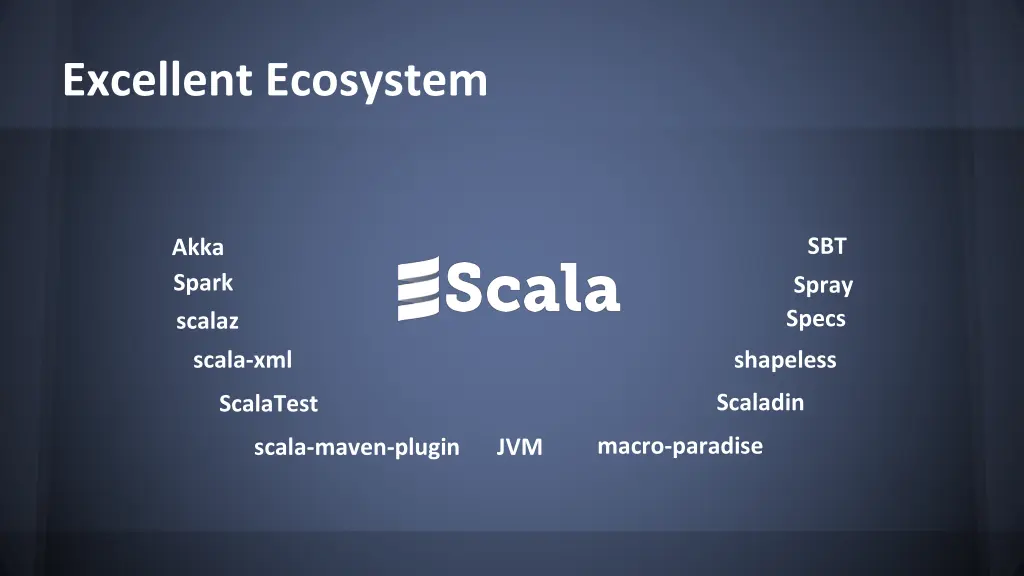 excellent ecosystem