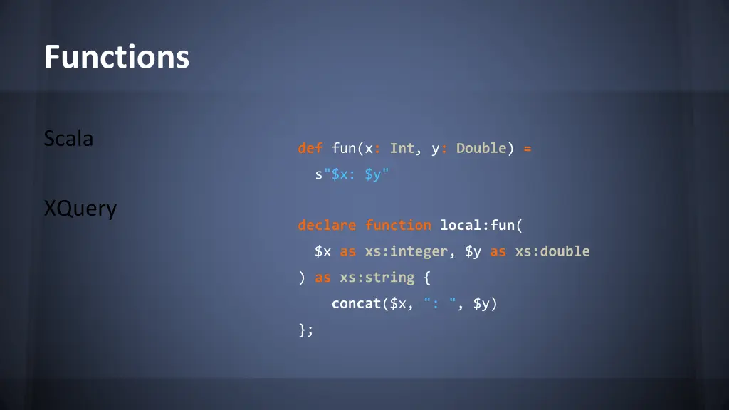 functions
