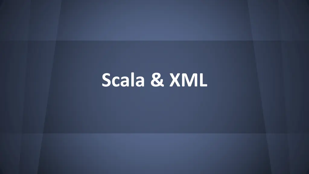 scala xml