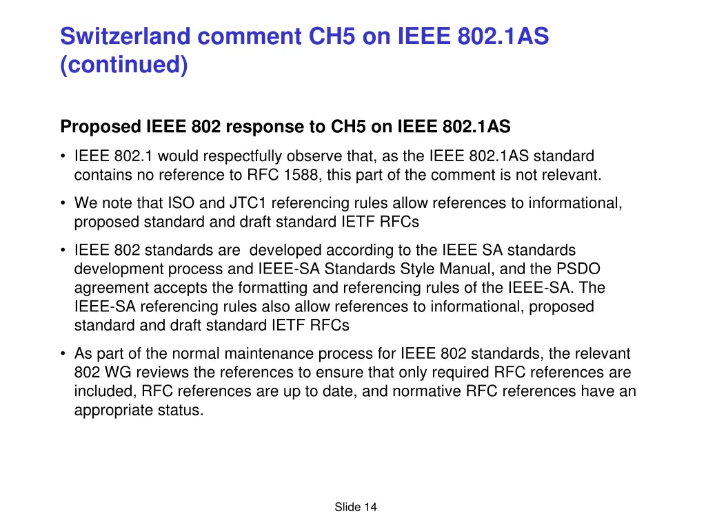 switzerland comment ch5 on ieee 802 1as continued