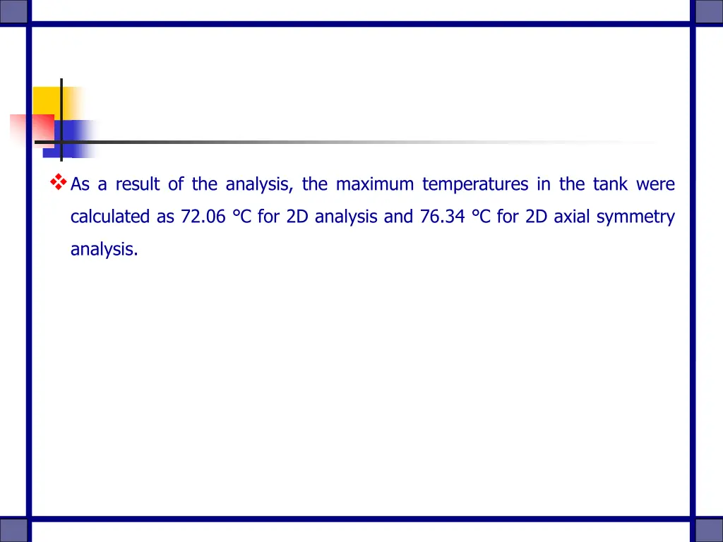 as a result of the analysis the maximum