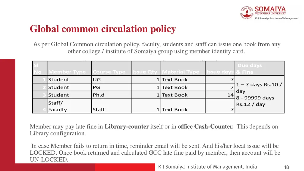 global common circulation policy