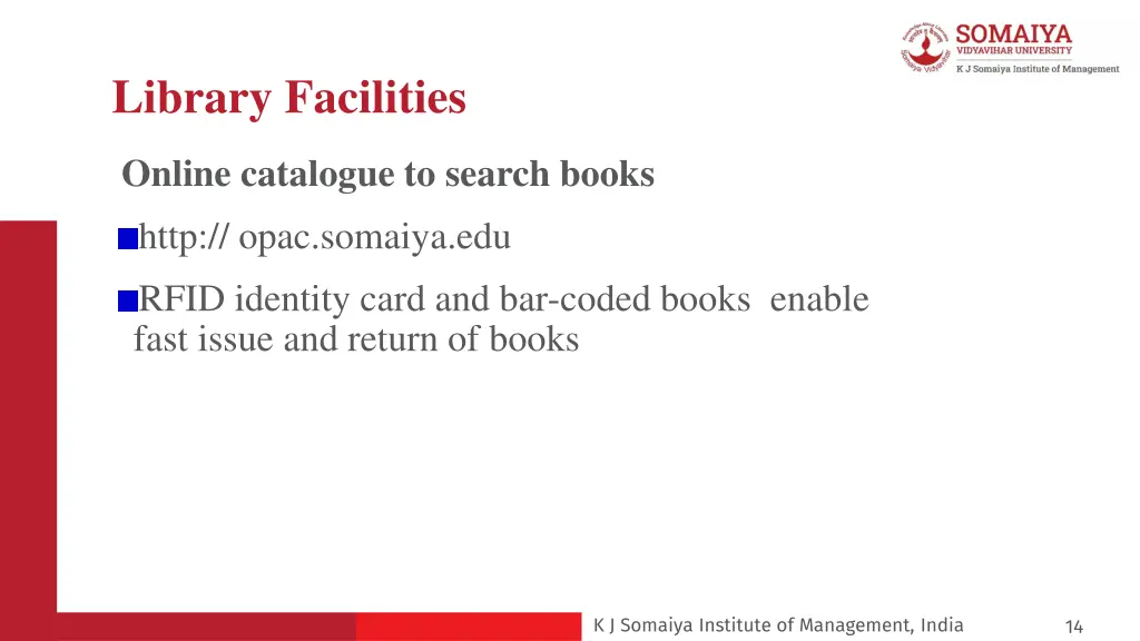 library facilities