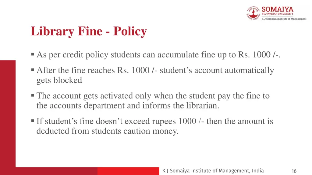 library fine policy