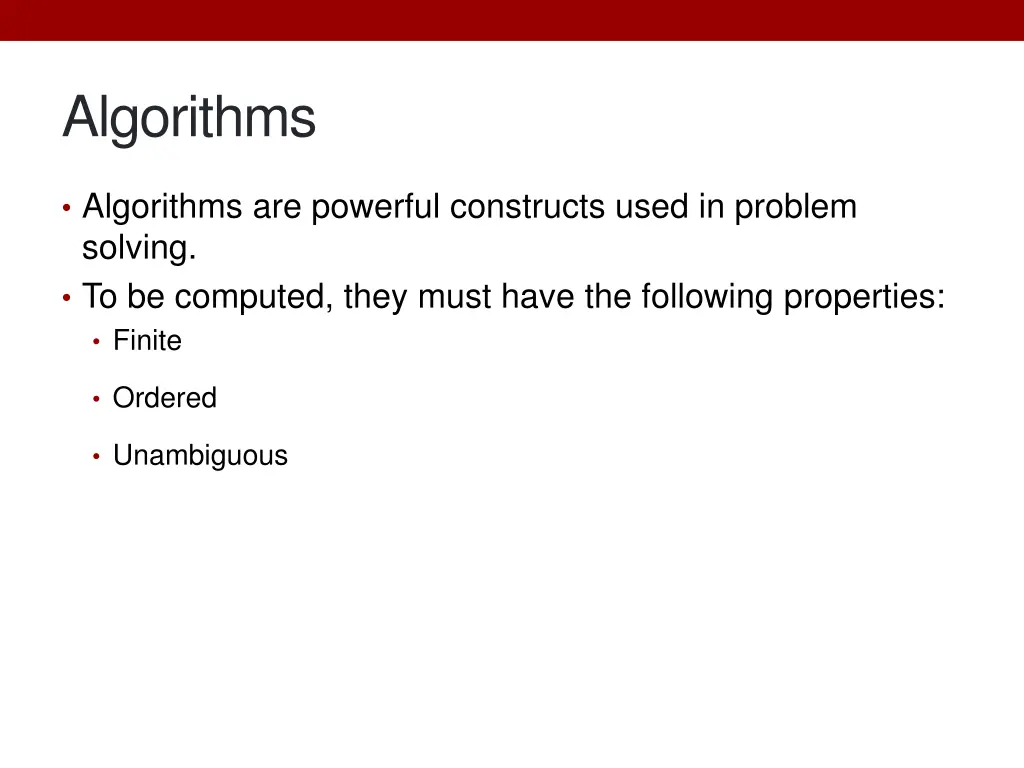 algorithms