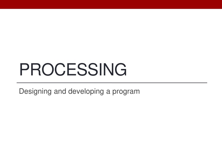 processing