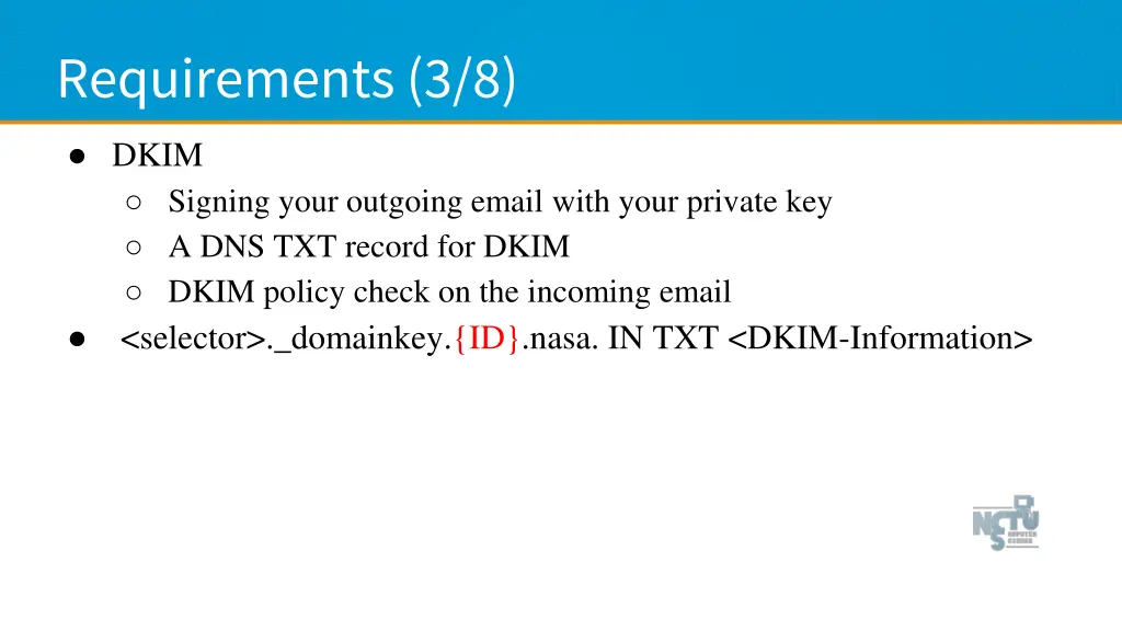 requirements 3 8