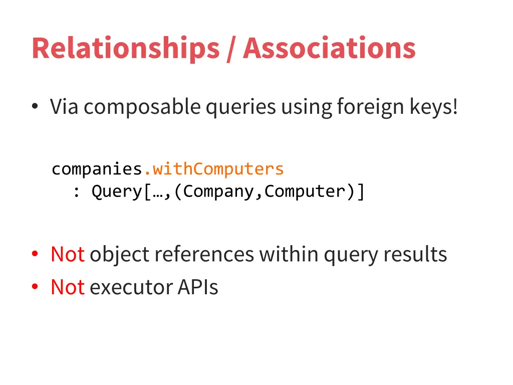 relationships associations